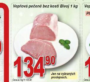 Hruška Vepřová pečeně bez kosti nabídka