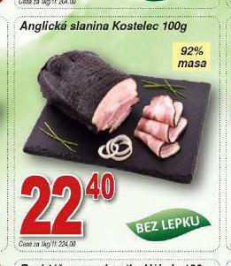 Hruška Anglická slanina nabídka