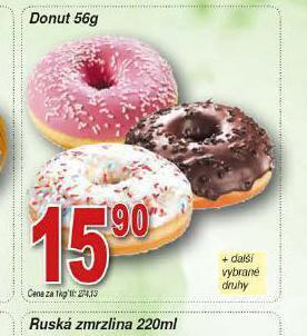 Hruška Donut nabídka