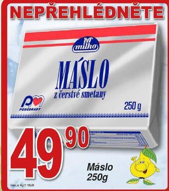 Hruška Máslo nabídka