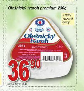 Hruška Olešnický tvaroh premium nabídka