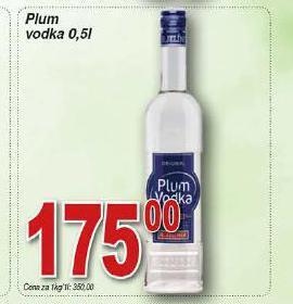 Hruška Plum vodka nabídka