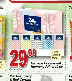 Hruška Hygienické kapesníky harmony prima nabídka