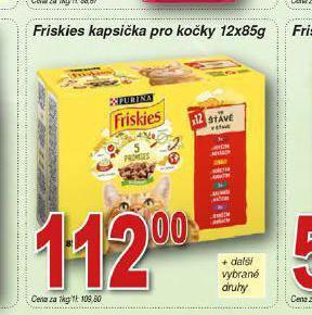 Hruška Friskies kapsičky pro kočky nabídka