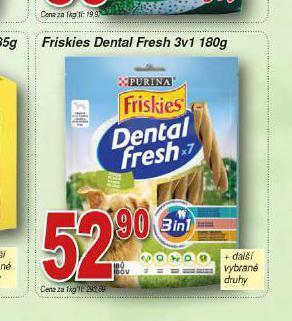Hruška Friskies dental fresh 3v1 nabídka