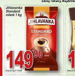 Hruška Jihlavanka standard mletá káva nabídka