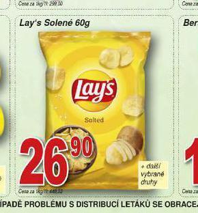 Hruška Lay´s solené nabídka