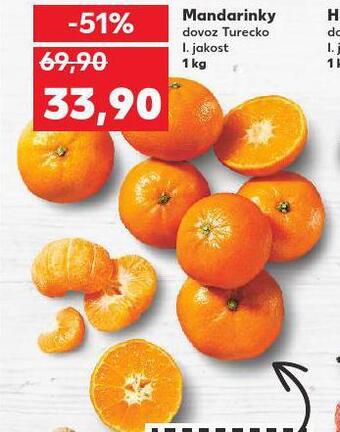Kaufland Mandarinky nabídka
