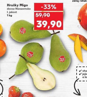 Kaufland Hrušky migo nabídka