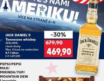 Kaufland Jack daniel´s tennessee whiskey nabídka
