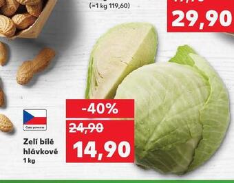 Kaufland Zelí bílé hlávkové nabídka