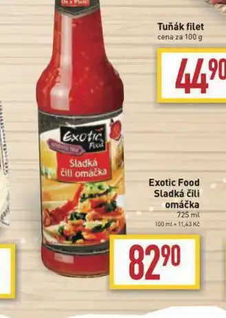 Billa Exotic food sladká čili omáčka nabídka