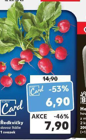 Kaufland Ředkvičky nabídka