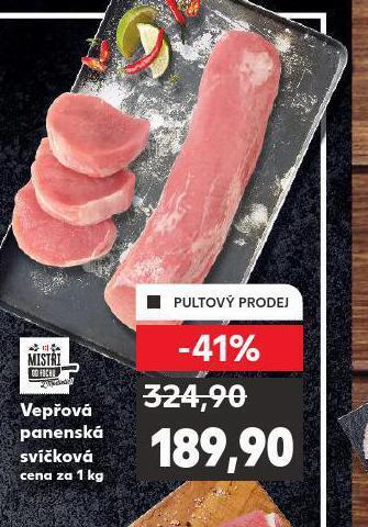 Kaufland Vepřová panenská svíčková nabídka