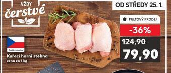 Kaufland Kuřecí horní stehna nabídka