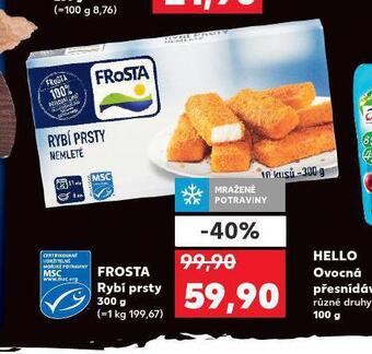 Kaufland Frosta rybí prsty nabídka