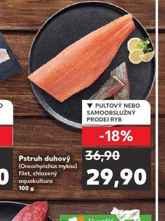 Kaufland Pstruh duhový nabídka