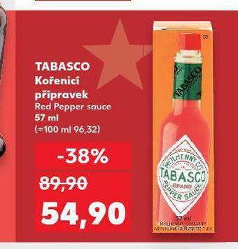 Kaufland Tabasco kořenící přípravek nabídka