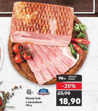 Kaufland Uzený bok s česnekem nabídka