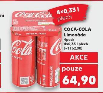 Kaufland Coca cola 4pack nabídka
