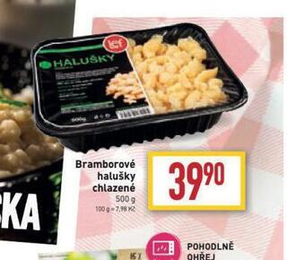 Billa Bramborové halušky nabídka