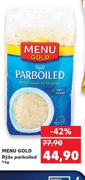 Kaufland Menu gold rýže parboiled nabídka