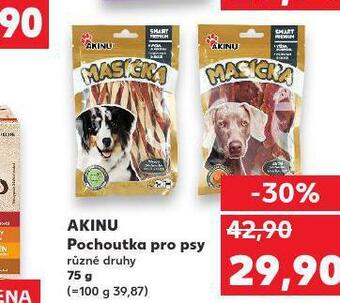 Kaufland Akinu pochoutka pro psy nabídka