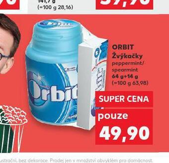 Kaufland Orbit žvýkačky nabídka