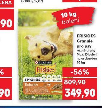 Kaufland Friskies granule pro psy nabídka