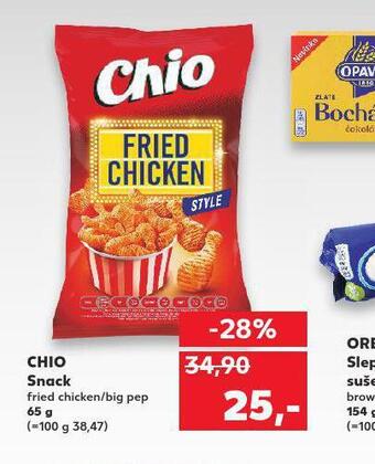 Kaufland Chio snack nabídka