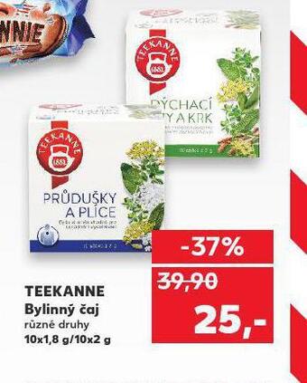 Kaufland Teekanne bylinný čaj nabídka