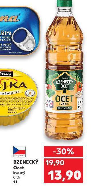 Kaufland Bzenecký ocet nabídka
