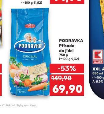 Kaufland Podravka přísada do jídel nabídka