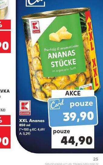 Kaufland Xxl ananas nabídka