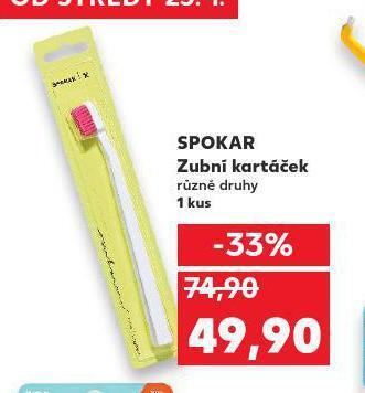 Kaufland Spokar zubní kartáček nabídka