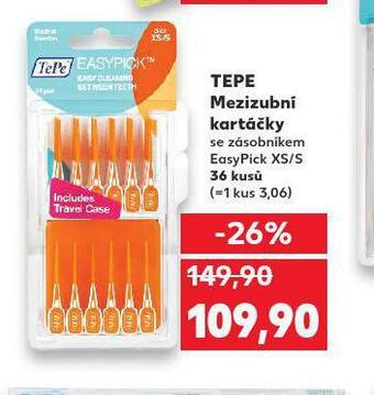 Kaufland Tepe mezizubní kartáčky nabídka