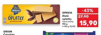 Kaufland Opavia zlaté oplatky nabídka