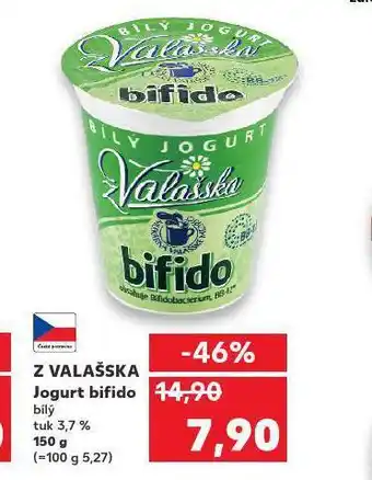 Kaufland Z valašska jogurt bifido nabídka