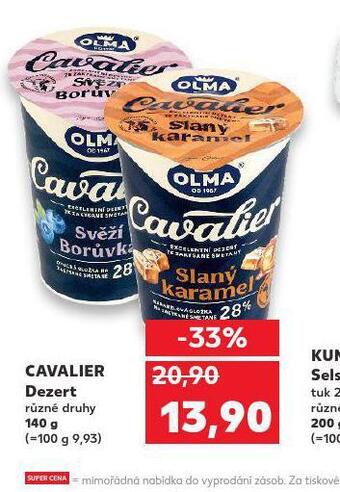Kaufland Cavalier dezert nabídka
