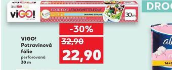Kaufland Vigo! potravinová fólie nabídka