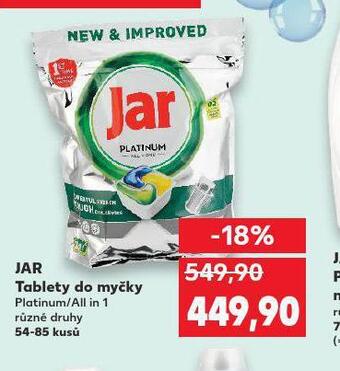 Kaufland Jar tablety do myčky nabídka