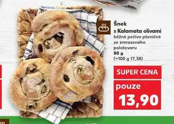 Kaufland Šnek s kalamata olivami nabídka