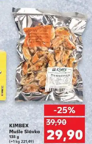 Kaufland Kimbex mušle slávka nabídka