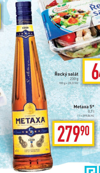 Billa Metaxa 5* 0,7l nabídka