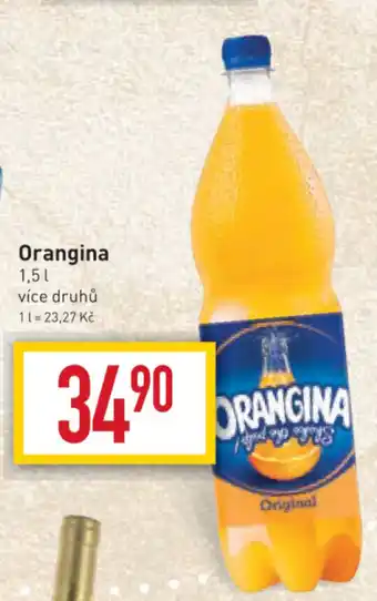 Billa Orangina 1,5l, vice druhů nabídka