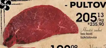 Jip Hovězí zadní bez kosti 1kg nabídka