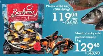 Jip Barlomar mušle slávky celé pasterizované 1kg nabídka