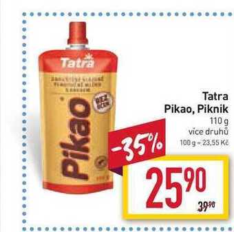 Billa Tatra pikao, piknik 110 g nabídka