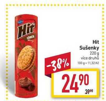 Billa Hit sušenky 220 g nabídka