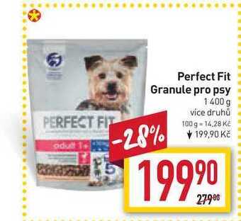 Billa Perfect fit granule pro psy 1400 g nabídka